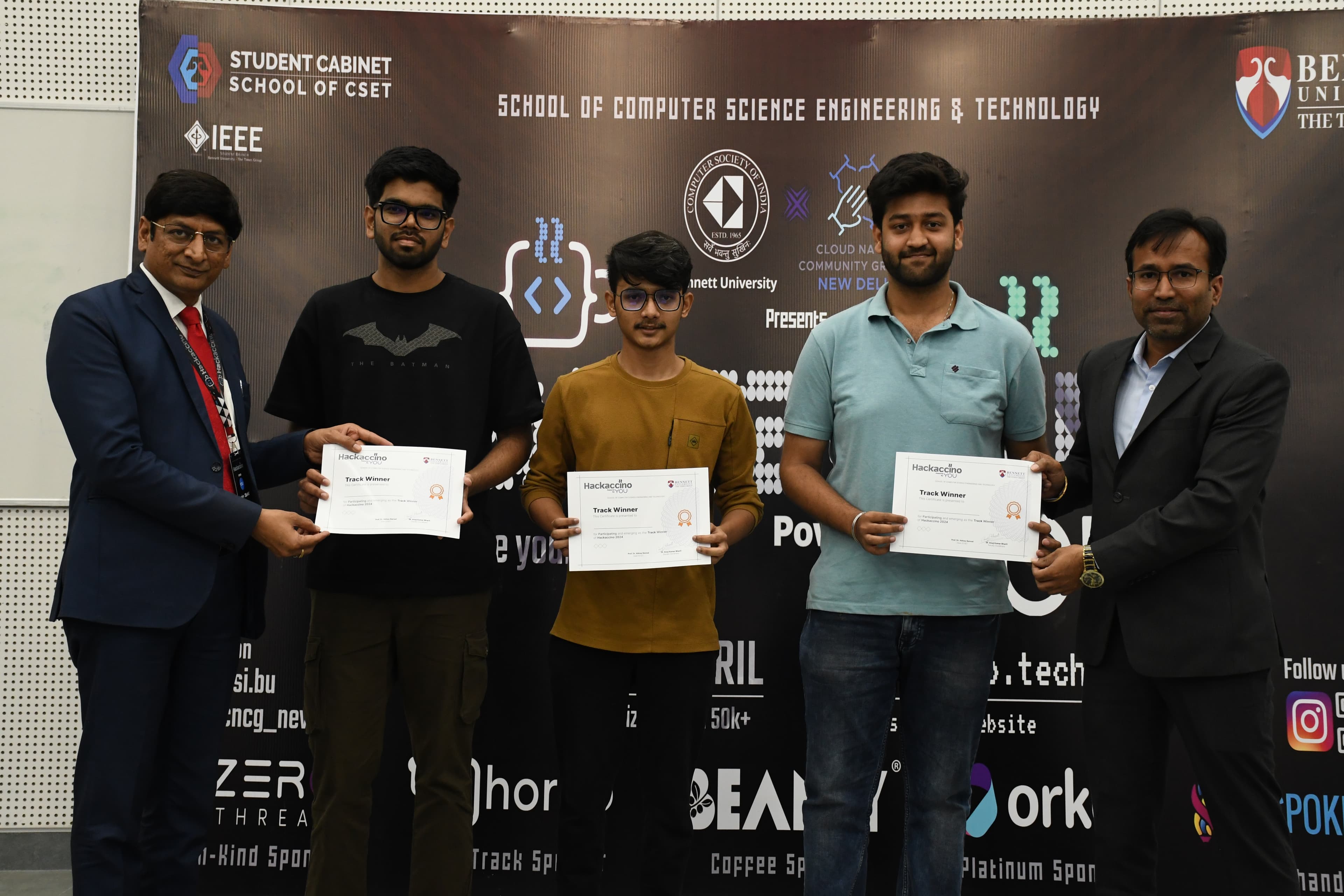 Runner Up in Hackaccino